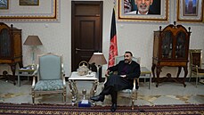 Bývalý vlivný guvernér severoafghánské provincie Balch Atta Muhammad Núr se...