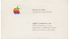 Vizitka Steva Jobse.