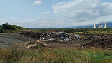 Skládka nebezpečného odpadu společnosti Celio u Litvínova.