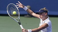 Jil Teichmannová v semifinále turnaje v Cincinnati.
