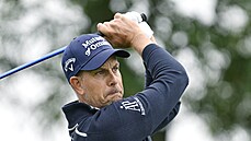 Henrik Stenson ve finálovém kole Czech Masters.