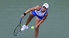 Ashleigh Bartyová ve finále turnaje v Cincinnati.