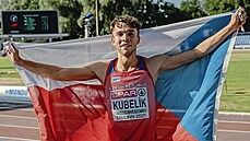 Eduard Kubelík se na juniorském evropském �ampionátu v Estonsku radoval ze...