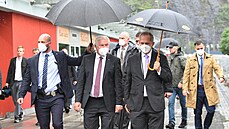 Nmecký prezident Frank-Walter Steinmeier navtívil Ústí nad Labem.