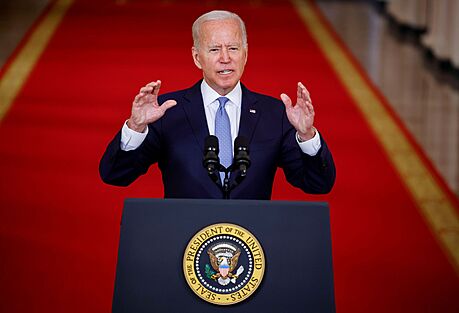 Joe Biden ve svém projevu prohlásil, e evakuace z Afghánistánu byla neobyejn...