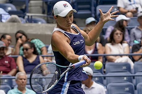 Australanka Ashleigh Bartyov bhem prvnho kola US Open.