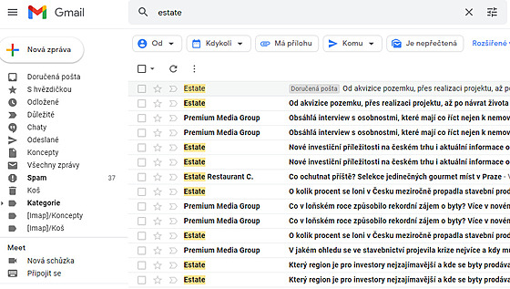 Odstraňte přebytečný nepořádek v Gmailu