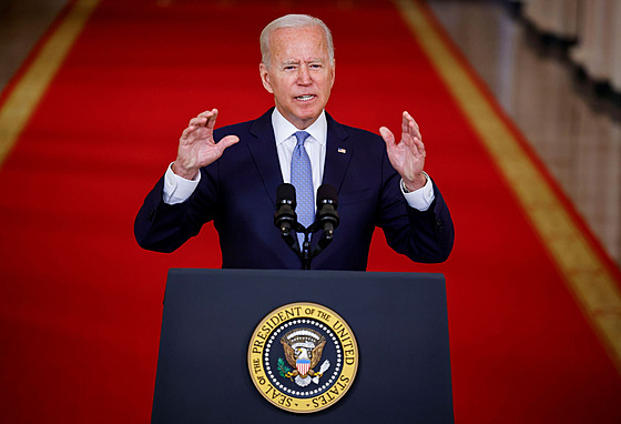Joe Biden ve svém projevu prohlásil, že evakuace z Afghánistánu byla neobyčejně...