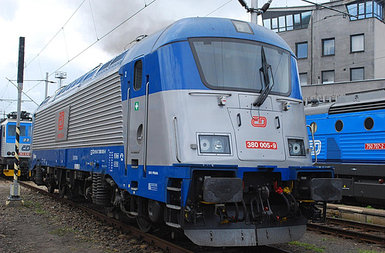 Lokomotiva řady 380 "Emil Zátopek“ od Škody Transportation.