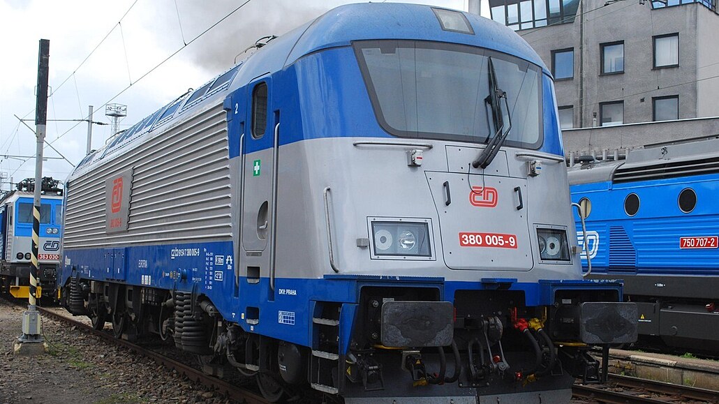 Lokomotiva �ady 380 "Emil Zátopek� od �kody Transportation.