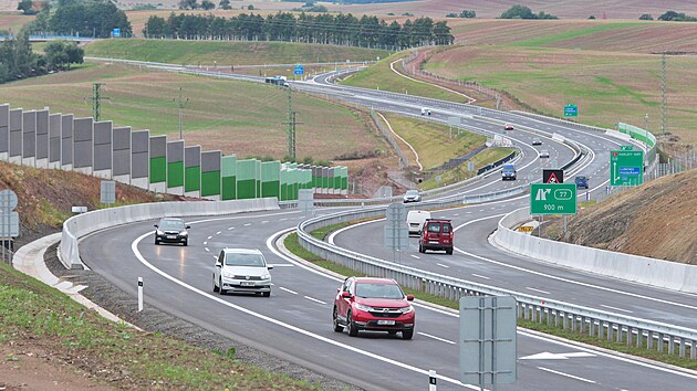 Otevření dalšího úseku dálnice D6, pětikilometrového obchvatu Lubence. (31. srpna 2021)