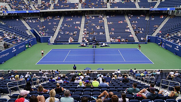 Stadion Arthura Ashe bhem prvnho kola US Open.