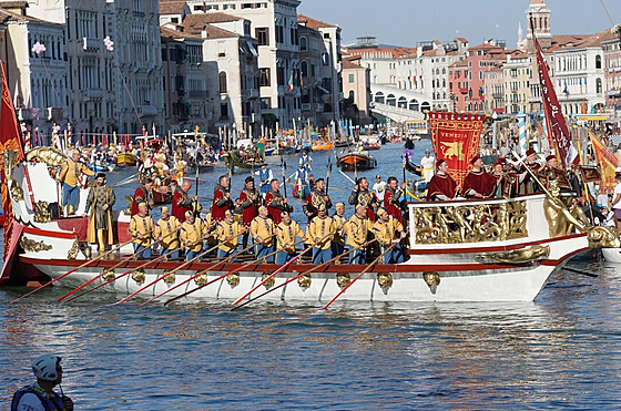 Historická regata v Benátkách (5. záí 2021)