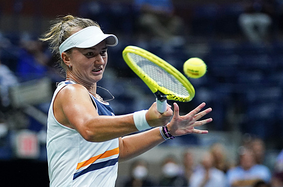Barbora Krejíková ve tvrtfinále tenisového US Open