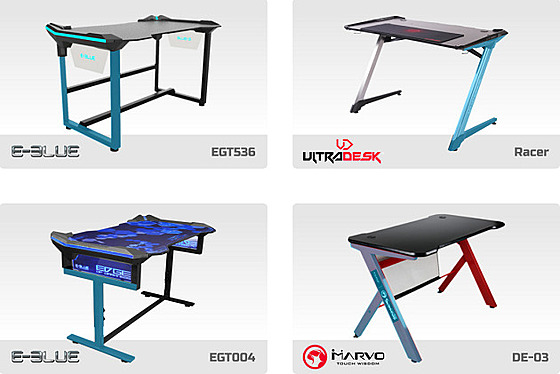 Ergonomický herní stůl Vás dostane designem i praktičností.