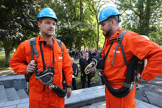 U památníku v Litvínov� prob�hla pietní akce ke 40. výro�í od výbuchu v dole...