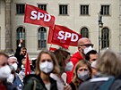 Volební mítink SPD v Berlín (28. srpna 2021)