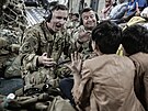 Evakuace posledních afghánských civilist z kábulského letit (30. srpna 2021)