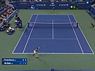 Barbory Krejíkové hrála na US Open s domácí Christinou McHaleovou