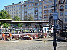 Rekonstrukce centrální zastávky autobus mstské hromadné dopravy Trnice v...