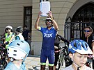 Protestn� j�zda cyklist� se konala na podporu cyklostezky Olomouc - Chomoutov -...