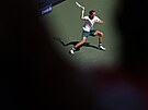 Ruský tenista Daniil Medvedv ve tvrtfinále US Open