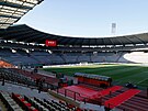 Stadion krále Baudouina ped zápasem Belgie - esko.