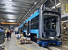 Výroba nových tramvají koda ForCity Smart, které pro msto vyrábí plzeská...