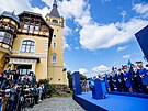 Hnutí ANO zahájilo kampa k volbám na zámeku Vtrue v Ústí nad Labem  (2....