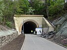 Jiní portál Starého Vítkovského tunelu GPS: 50.0895214N, 14.4606992E