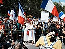 Po celé Francii osmý víkend v ad protestovaly desetitisíce lidí proti...