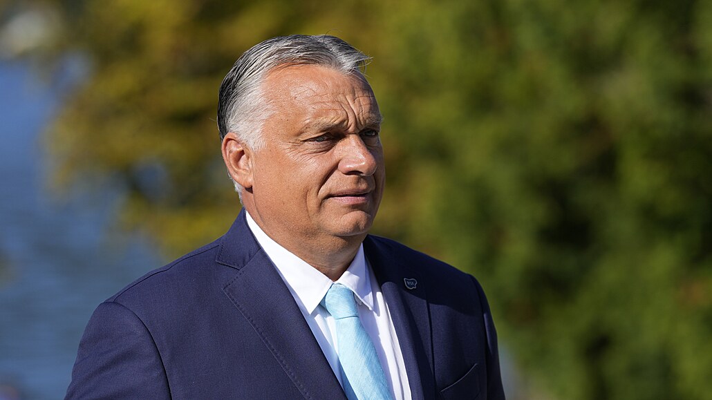 Maďarský premiér Viktor Orbán přijel na Bledské strategické fórum do Slovinska,...