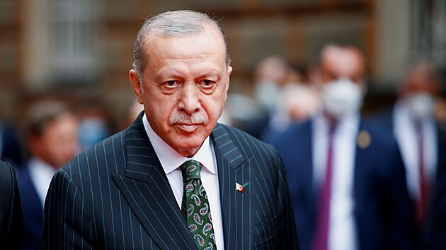 Turecký prezident Recep Tayyip Erdogan na návštěvě Sarajeva (27. srpna 2021)
