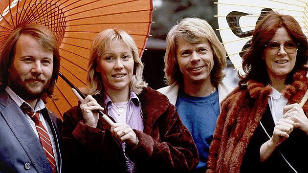 Legendrn vdsk hudebn skupina ABBA na snmku z roku 1980