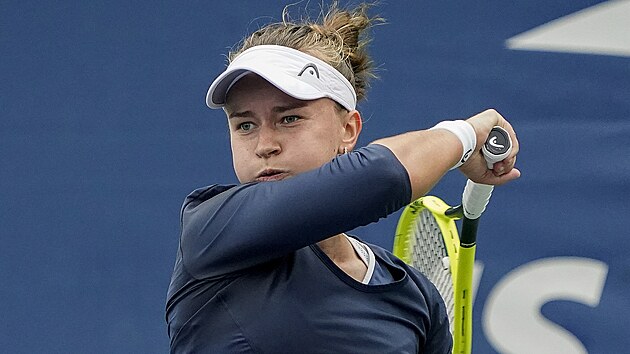 Barbora Krejkov v utkn 2. kola na US Open proti Ameriance McHaleov