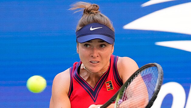 Ukrajinsk tenistka Elina Svitolinov ve tvrtfinle US Open