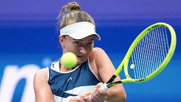 Barbora Krejčíková ve čtvrtfinále tenisového US Open