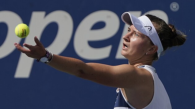 Barbora Krejkov podv ve tetm kole US Open.