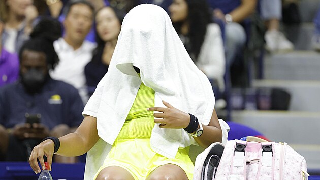 Japonka Naomi sakaov ve ve tetm kole US Open
