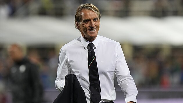 Trenr italskch fotbalist Roberto Mancini.