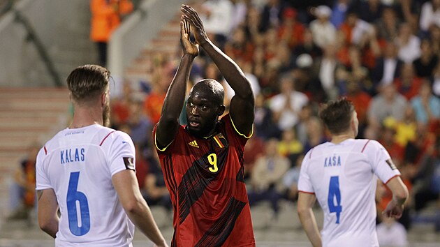 Romelu Lukaku tlesk belgickm fanoukm pi stdn.