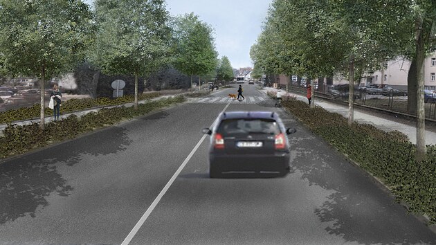 Nově zmodernizovaná část Svitavské ulice s vyhrazenými jízdními pruhy pro cyklisty již nepočítá. Otevřena bude letos na podzim.