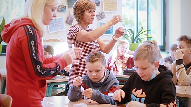 Prvn koln den a testovn ku libereck zkladn koly Na Vbku. (1. z 2021)