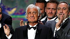 Jean-Paul Belmondo pi pedávání cen César v roce 2017
