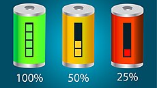 Ilustrační foto – péče o baterii