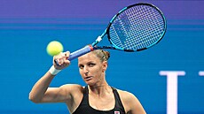 �eská tenistka Karolína Plí�ková ve �tvrtfinále US Open