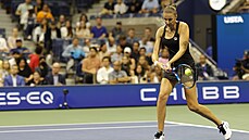 Česká tenistka Karolína Plíšková ve čtvrtfinále US Open