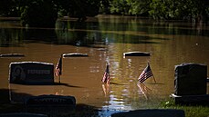 Záplavy po hurikánu Ida v New Jersey. (2. záí, 2021)