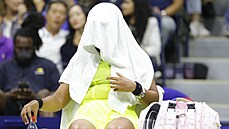 Japonka Naomi Ósakaová ve ve tetím kole US Open
