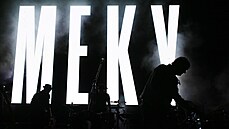 Na pedávání hudebních cen ebík vystoupil také Meky birka. (3. záí 2021)